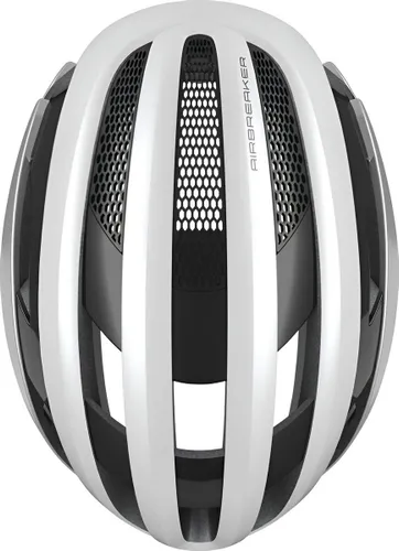 Kask rowerowy ABUS AirBreaker Srebrno-biały Szosowy (rozmiar S)