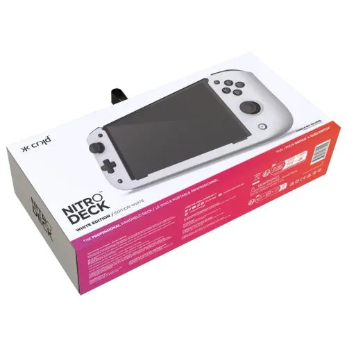 Kontroler Crkd Nitro Deck dla Nintendo Switch Biały
