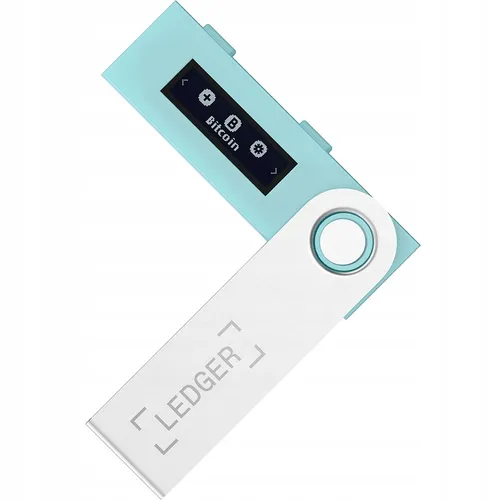 Portfel sprzętowy dla kryptowalut Ledger Nano S Lagoon Blue