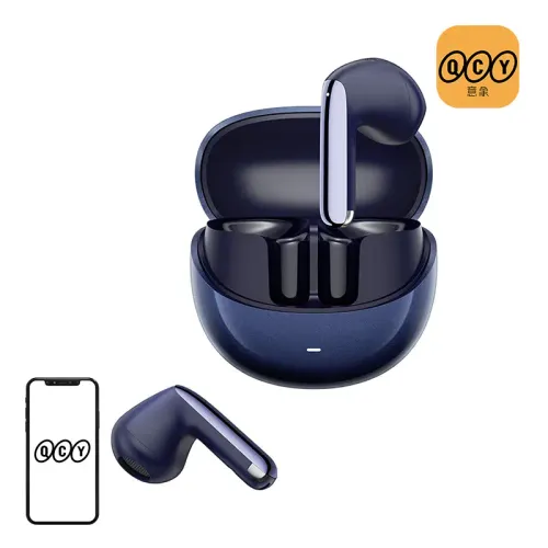 Słuchawki bezprzewodowe QCY AilyBuds Pro HT10, ANC Douszne Bluetooth 5.3 Niebieski