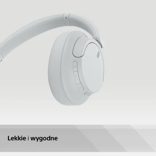 Słuchawki bezprzewodowe Sony WH-CH720N Nauszne Bluetooth 5.2 Biały