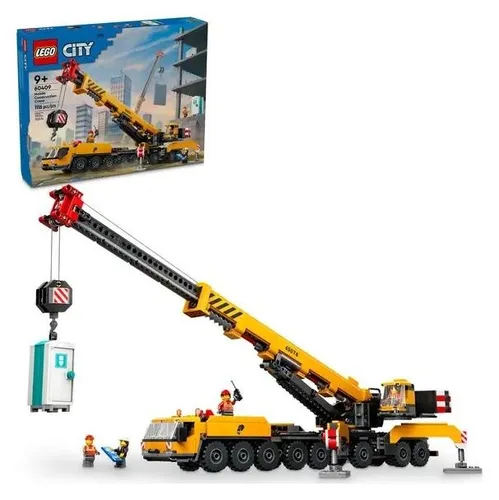 Конструктор LEGO City 60409 желтый подвижный кран