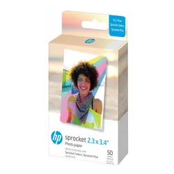 HP Sprocket 2, 3x3, 4" - 50 adet HP Sprocket SELECT/PLUS Yazıcı Kağıdı