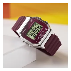 Timex T80 TW2V41300 Saat Bordo / Gümüş