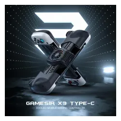 Pad GameSir HRG8582 X3 Type-C Mobile Gaming z uchwytem na telefon dla Android Przewodowy Biały
