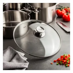 FISSLER 28 cm - pokrywka szklana
