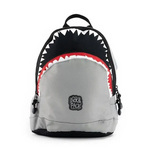 Детский рюкзак Pick & Pack Shark Shape s-grey