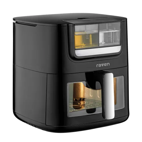 Air fryer Raven Frytkownica niskotłuszczowa EFN011 z funkcją mgiełki wodnej i olejowej 1800W 7l 8 programów automatycznych