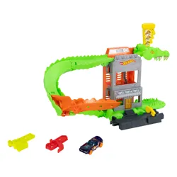 Tor Hot Wheels City Krokodyl Atak na pizzerię JHL93