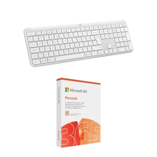 Klawiatura LOGITECH K950 Biały + Program MICROSOFT 365 Personal