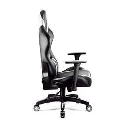 Fotel Diablo Chairs X-Horn 2.0 King Size Gamingowy do 180kg Skóra ECO Czarno-biały