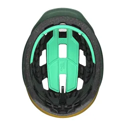 Kask rowerowy LAZER Cerro KinetiCore Żółto-zielony MTB (rozmiar M)