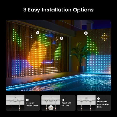 Kurtyna Yeelight YLYDD-0053 1,5 x 2m 24W RGB