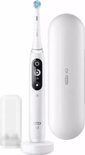 Oral - B магнитная зубная щетка iO Series 7 White Alabaster