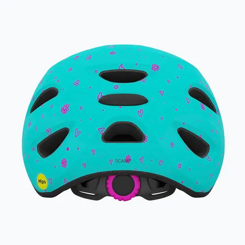 Kask rowerowy dziecięcy Giro Scamp Jr matte screaming teal