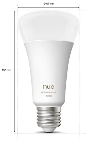 Inteligentna żarówka LED PHILIPS HUE 929003853601 11.8W E27 Bluetooth, Zigbee