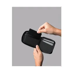 Кошелек Alpaka Zip ID, черный