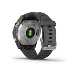 Смарт-часы Garmin FENIX 7S серебристый с графитовым силиконовым ремешком