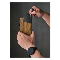 Portfel saszetka Alpaka Zip Cardholder - coyote brown