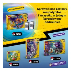 LEGO 72163 Pokémon SMART Play Ucieczka z laboratorium Mewtwo
