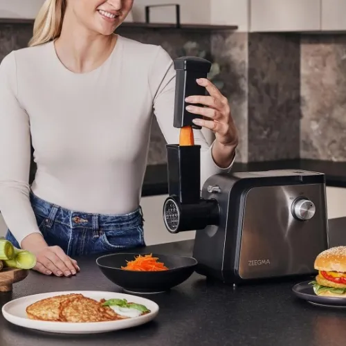 Maszynka do mięsa Zeegma Molen Chef Easy 2100W 3 sitka Szatkownica