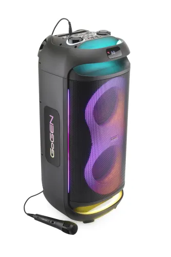 Power Audio GoGEN PARTEE BPS696 70W Bluetooth Mikrofon Karaoke Czarny