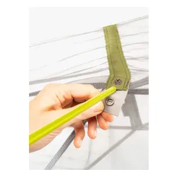Hamak ENO JungleLink Hammock System - charcoal/evergreen