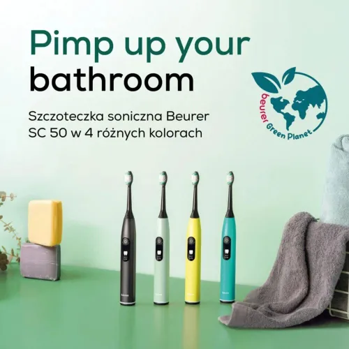 Szczoteczka soniczna BEURER SC 50 GP Miętowy