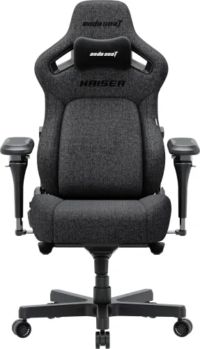 Fotel Anda Seat Kaiser 4 V2 XL Gamingowy do 150kg Tkanina Ciemnoszary