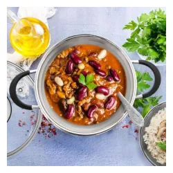 Garnek ze stali nierdzewnej z pokrywką DALIE STEEL 2,6 l