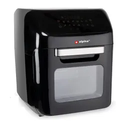 Air Fryer Frytkownica beztłuszczowa ALPINA 871125219568 12l z okienkiem do obserwacji postępów gotowania