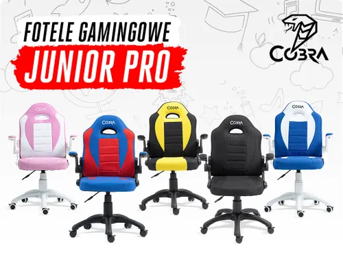 Fotel COBRA Junior Pro CRF2306 7.1T Czarny