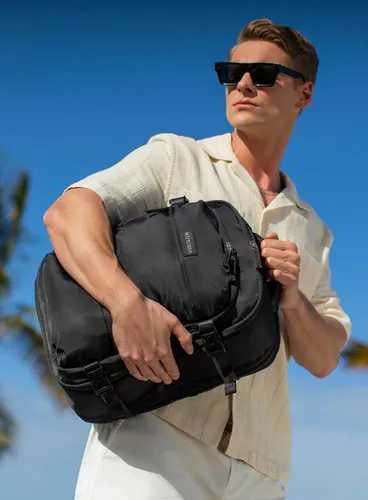 Рюкзак WITTCHEN Free on Board расширяемый дорожный 26 л черный