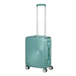 Walizka mała American Tourister Soundbox Alu - dusty turquoise