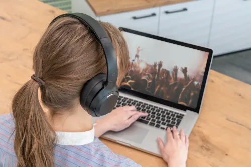Słuchawki nauszne XMUSIC XWH500K ANC Czarny
