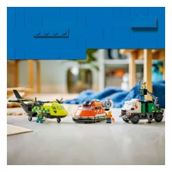 LEGO 60505 City Zestaw z samolotem, ciężarówką serwisową i poduszkowcem