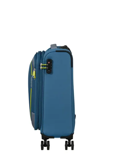 Walizka kabinowa American Tourister Pulsonic - coronet blue