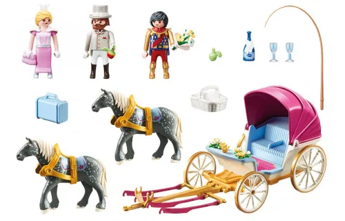 Playmobil Набор фигурок принцесс 70449 Романтическая карета