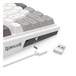 Klawiatura mechaniczna Redragon K719PK-RGB-PRO Galatin Pro Biały