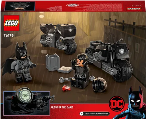 LEGO DC Motocyklowy pościg Batmana i Seliny Kyle 76179