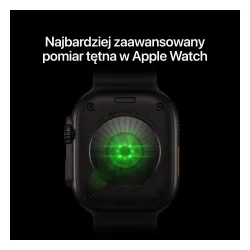 Apple Watch Ultra 4 GPS + Cellular koperta z tytanu Naturalna 49mm Opaska Trail w kolorze piasku Rozmiar S/M