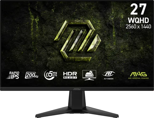 Monitor MSI MAG 275QF E20 27" 2560x1440px IPS 200Hz 0.5 ms [GTG]