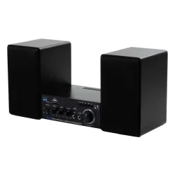 Power Audio Musicmate MM-SC990 DiscoPack 2x50W Bluetooth Radio FM Mikrofony Karaoke Czarny