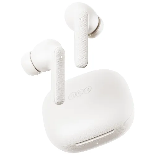 Słuchawki bezprzewodowe QCY Buds T43 Dokanałowe Bluetooth 5.3 Biały
