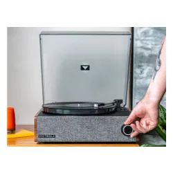 Gramofon Victrola Eastwood LP VTA-78-WLN-INT Manualny Napęd paskowy Bluetooth Orzech