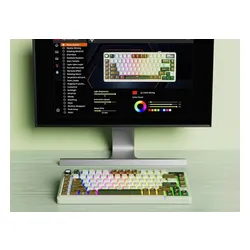 Klawiatura ROYAL KLUDGE L75 Palm Green Beige Switch