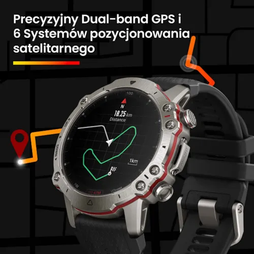 Smartwatch AMAZFIT Falcon Tytanowy