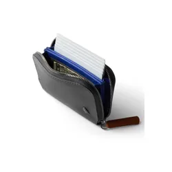 Кожаный кошелек унисекс Bellroy Folio Mini - угольный / кобальтовый