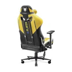 Fotel Diablo Chairs X-Player 2.0 King Size - gamingowy - dark sunflower - skóra ECO - tkanina - do 160kg