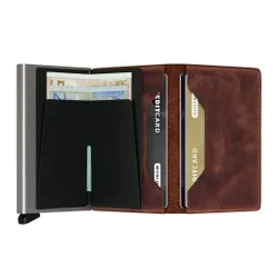 Slimwallet Secrid RFID Vintage-brown koruması